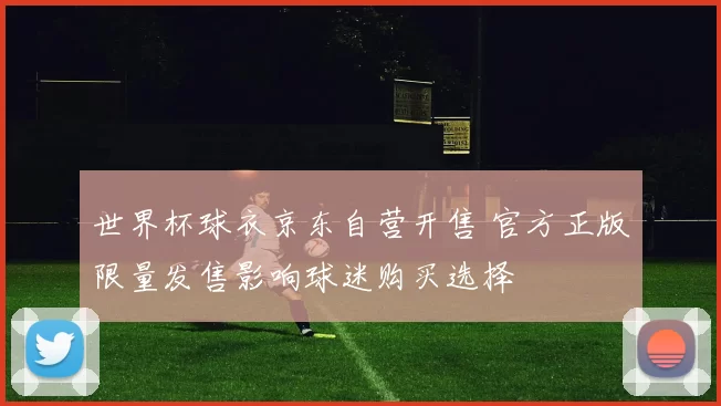 世界杯球衣京东自营开售 官方正版限量发售影响球迷购买选择